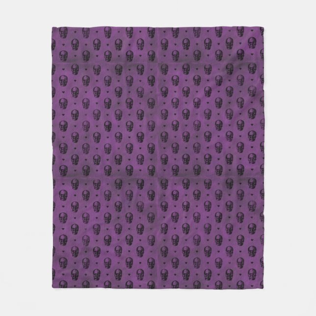 Midnight Majesty  Fleece Blanket (Front)