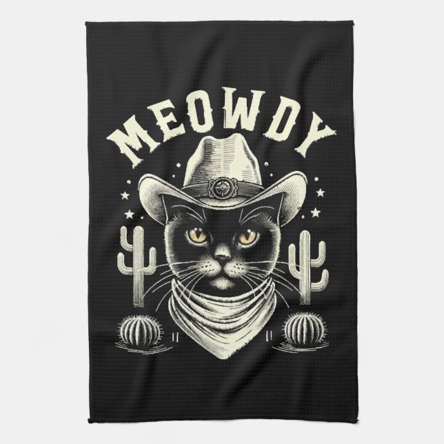 Midnight Majesty Unique Kitchen Towel (Vertical)