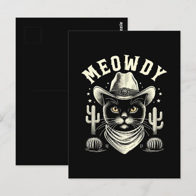 Midnight Majesty Unique Postcard (Front/Back)