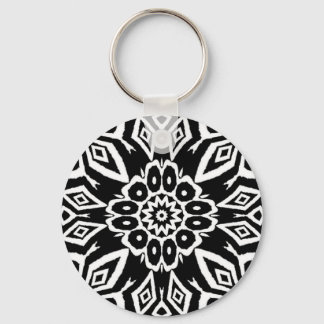 Midnight Mandala Keychain