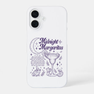 Midnight Margaritas Witchy Halloween Vintage Retro iPhone 16 Case