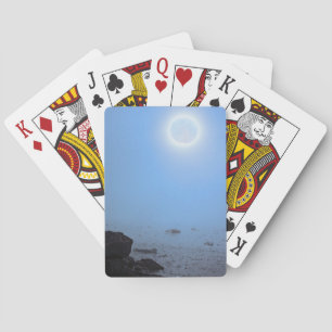 Midnight Moon   Arctic, Svalbard Playing Cards