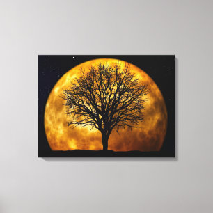 MIDNIGHT MOON CANVAS PRINT