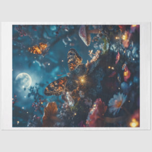 Midnight Moth Mushroom Tissue Paper