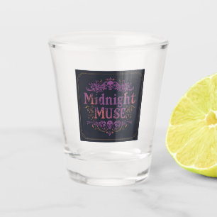 Midnight Muse Gothic Shot Glass   Velvet Chaos