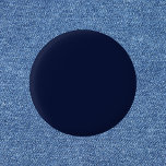 Midnight Navy Blue Solid Color 1 Inch Round Button<br><div class="desc">Discover the elegance of Midnight Navy Blue,  a captivating deep navy blue that evokes the serene mystery of a midnight sky and the profound depths of the ocean. This sophisticated hue brings a touch of enigma and tranquility,  Perfect for adding a subtle yet impactful statement,  this color seamlessly integrates into both modern and classic aesthetics. Elevate your space with the timeless allure of this rich,  dark shade.</div>