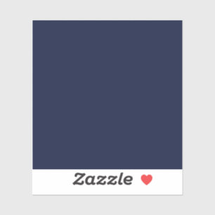 Midnight Navy Blue Solid Colour