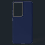 Midnight Navy Blue Solid Colour Samsung Galaxy Case<br><div class="desc">Discover the elegance of Midnight Navy Blue,  a captivating deep navy blue that evokes the serene mystery of a midnight sky and the profound depths of the ocean. This sophisticated hue brings a touch of enigma and tranquillity,  Perfect for adding a subtle yet impactful statement,  this colour seamlessly integrates into both modern and classic aesthetics. Elevate your space with the timeless allure of this rich,  dark shade.</div>