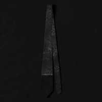 Midnight Onyx Romance | Black Satiny Grunge Damask