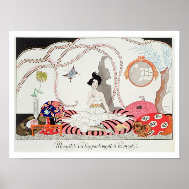 Midnight! or The Fashionable Apartment, 1920 (poch Poster (Front)