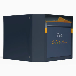 Midnight Orange Binder