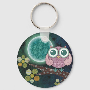 Midnight Owl Keychain