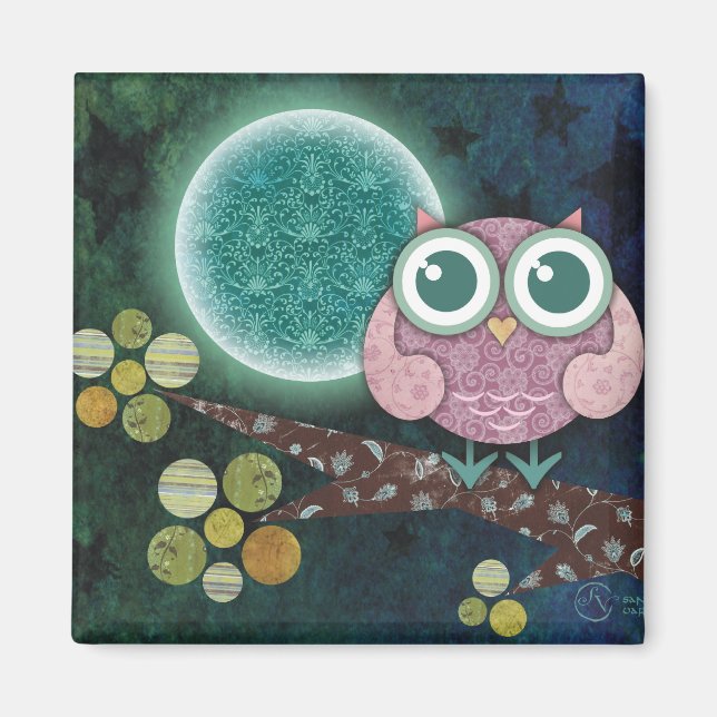 Midnight Owl Magnet (Front)