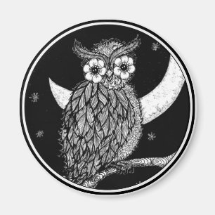 Midnight Owl Magnet