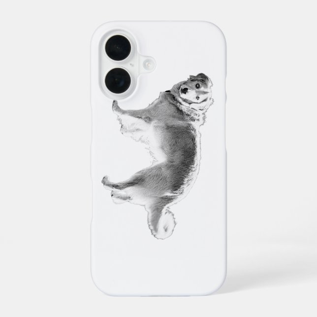 Midnight Pumpkin Watch iPhone 16 Case (Back)