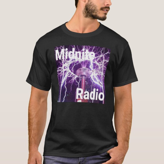 Midnight Radio - Private Stream!  Internet Radio T-Shirt (Front)