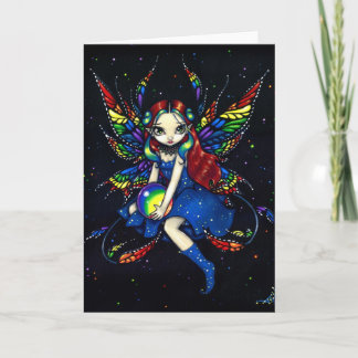 "Midnight Rainbow" Greeting Card
