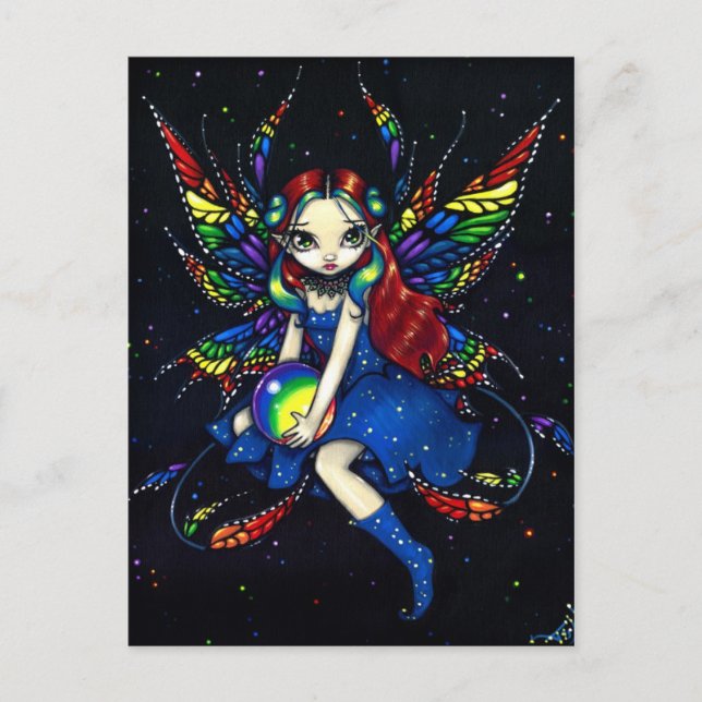 "Midnight Rainbow" Postcard (Front)