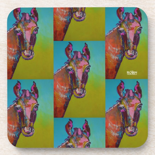 "Midnight Ride II" Hard Plastic Coaster Set (Front)