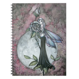 Midnight Rose Fairy Notebook