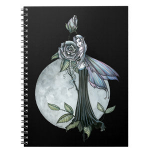 Midnight Rose Fairy Notebook