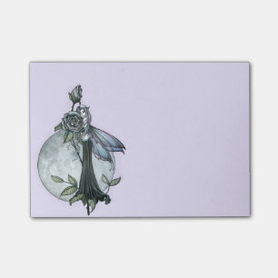 Midnight Rose Fairy Post-it Notes