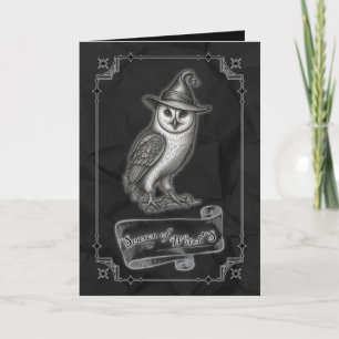 Midnight Samhain Magic Witchcore Art Print Greetin Card