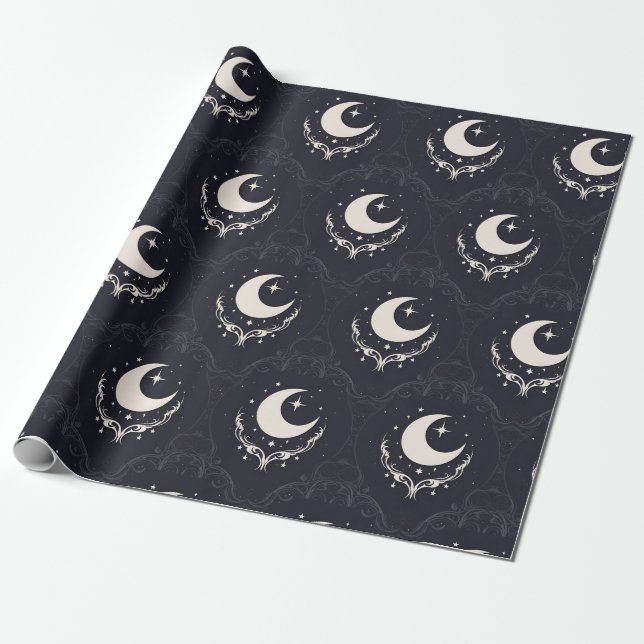 Midnight Serenade  Wrapping Paper (Unrolled)