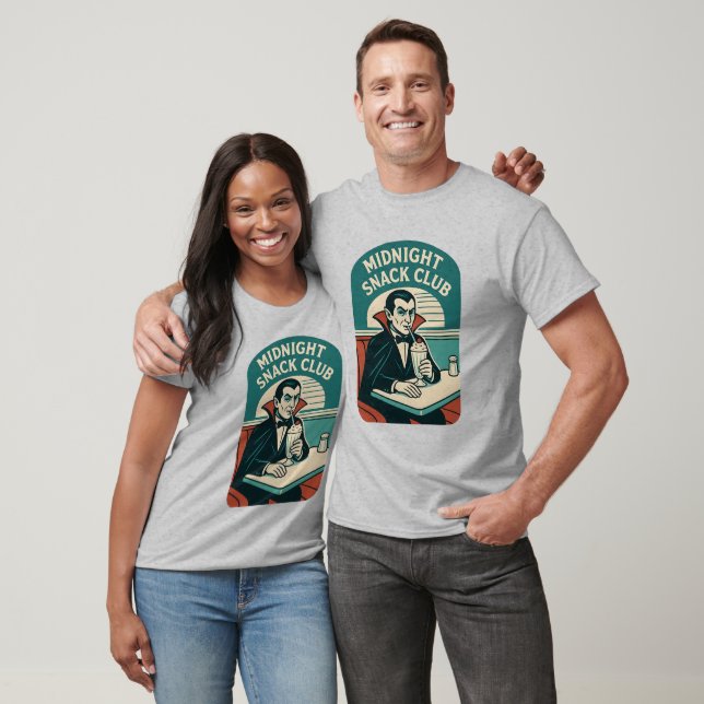 Midnight Snack Club Retro Vampire T-Shirt (Unisex)
