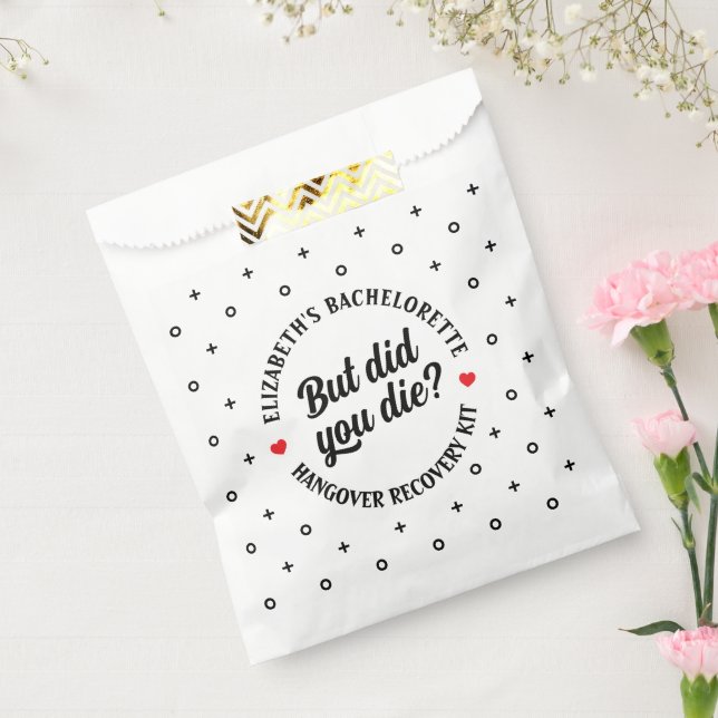 Midnight Snack Elegant Wedding  Favour Bag (Sealed)
