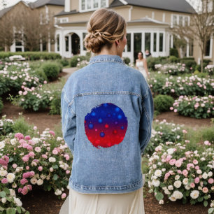 Midnight Spark and Tinsel Glow Denim Jacket
