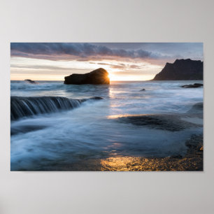 Midnight Sun in Norway Poster
