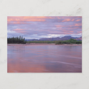 midnight sun over the MacKenzie River, off the Postcard