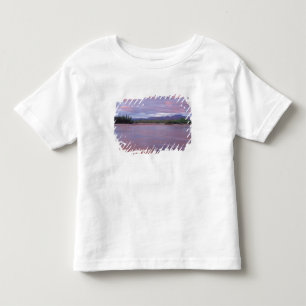 midnight sun over the MacKenzie River, off the Toddler T-shirt