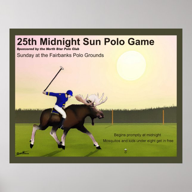 Midnight Sun Polo Poster (Front)