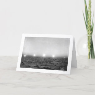 Midnight Sun Time Lapse 1911 Card