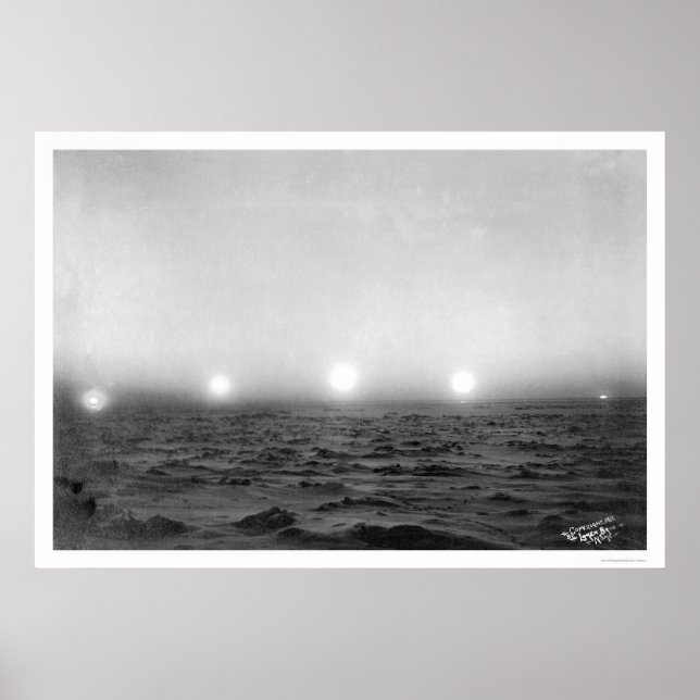 Midnight Sun Time Lapse 1911 Poster (Front)