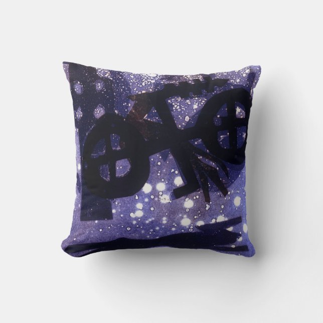 Midnight Throw Pillow (Front)