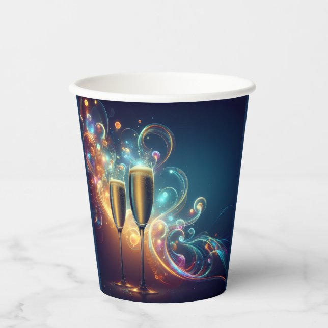 Midnight Toast Party Cups (Front)