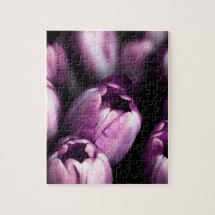 Midnight Tulips Jigsaw Puzzle