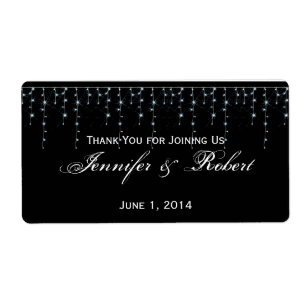 Midnight Vineyard Water Bottle Label