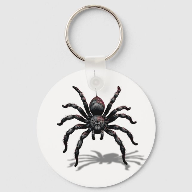 Midnight Weaver (Spider and the Web) Themed Hat Keychain (Front)