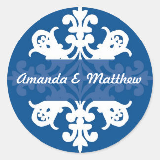 Midnight  Wedding Stickers