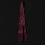 Midnight Wine Romance | Dark Satiny Grunge Damask Tie<br><div class="desc">Unique wearable art from the "Midnight Romance: Til Death Us Part" collection! Rich 90s inspired grunge featuring edgy distressed satin rose damask, luxurious velvet, and faux glitter trim in dramatic dark moody jewel tones and dusky hues. The vintage 1990s unisex mixed medium abstract texture adds the perfect pop of colour...</div>