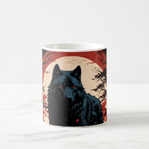 Midnight Wolfs Moon Coffee Mug