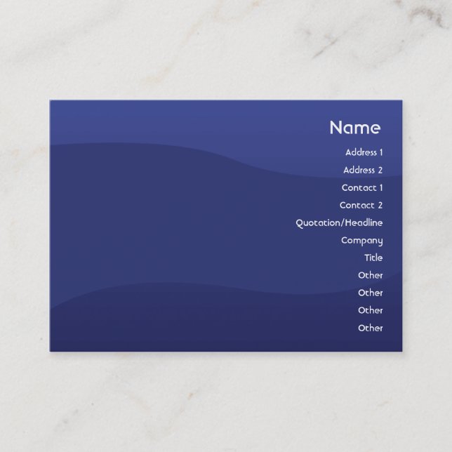 Midnightwave - Chubby Business Card (Front)