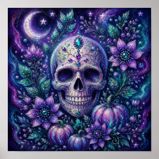 MidNiteMysticSkull Poster