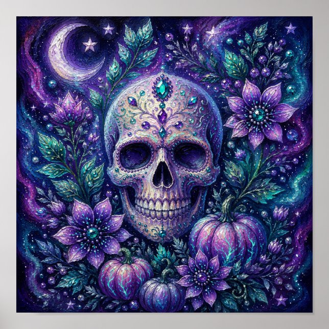 MidNiteMysticSkull Poster (Front)