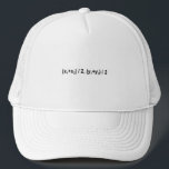 Midpoint Formula Math Mathematical Physics Trucker Hat<br><div class="desc">I love Math Physics and Science. A must for every math lover,  math student,  math teacher. A perfect match for nerds and geeks. Good for the young and the old. Midpoint Formula.</div>