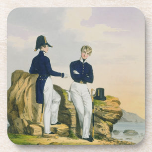 Midshipmen, plate 3 from 'Costume of the Royal Nav Coaster